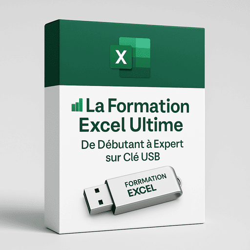 FORMATION EXCEL DE A À Z – SUR CLÉ USB